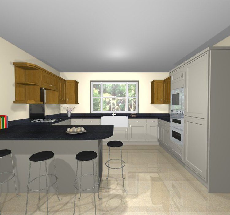 G-shape modular kitchen 3 G2