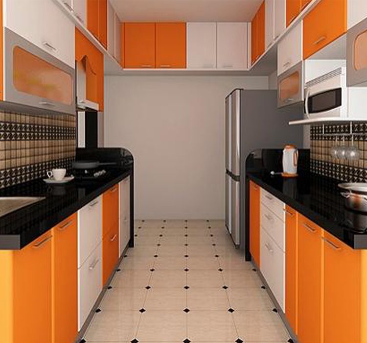Parallel shape modular kitchen 3 Pl4