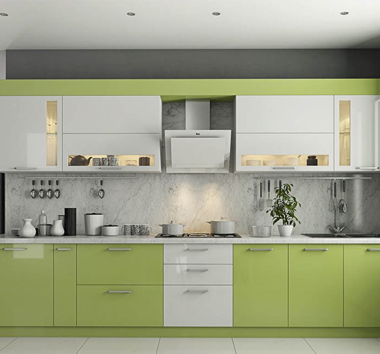 Straight shape modular kitchen 3 St3