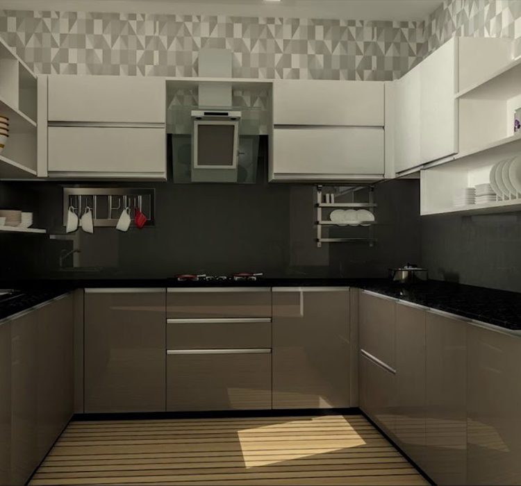 U-shape modular kitchen 4 U4