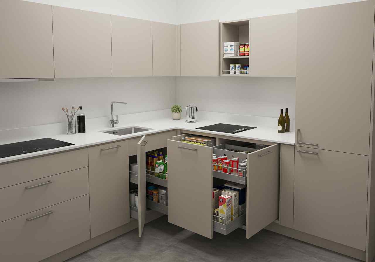 10 genius hacks to maximize space in your modular kitchen 4 Cabinet-based modular kitchen storage ideas