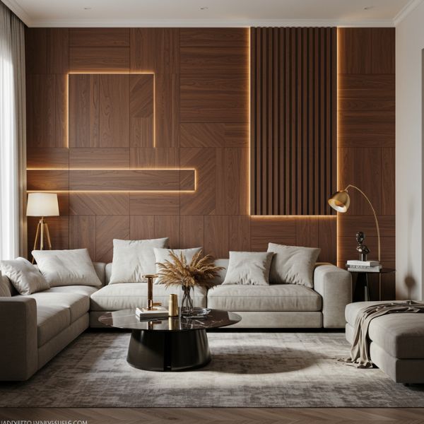 Alea modular kitchens in mohali 4 Ultra luxury interior wall paneling by alea