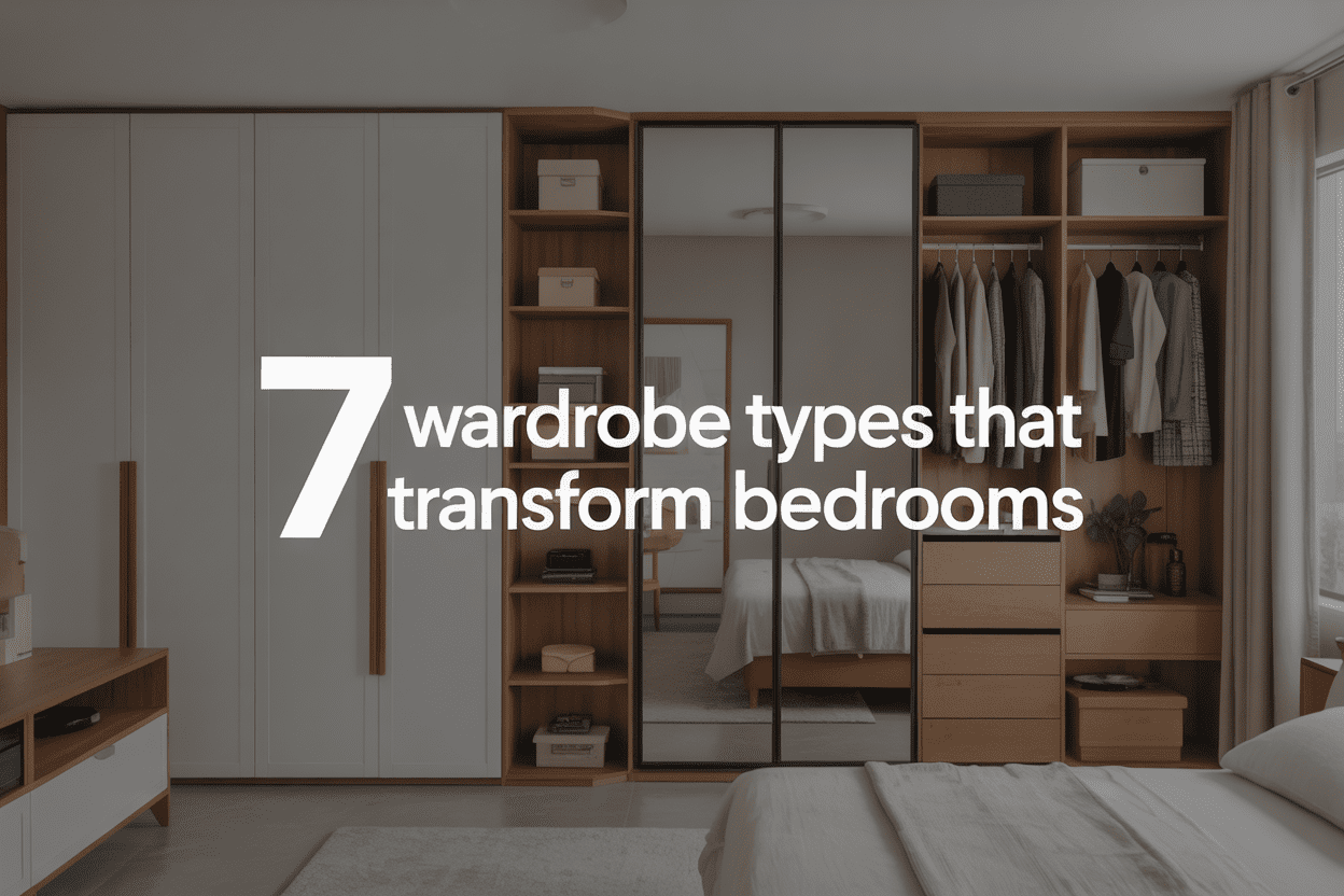 7 types of wardrobes that will transform your bedroom